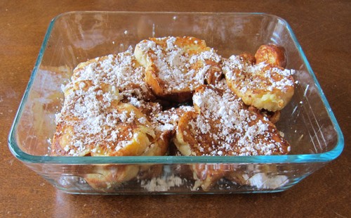 storing french toast