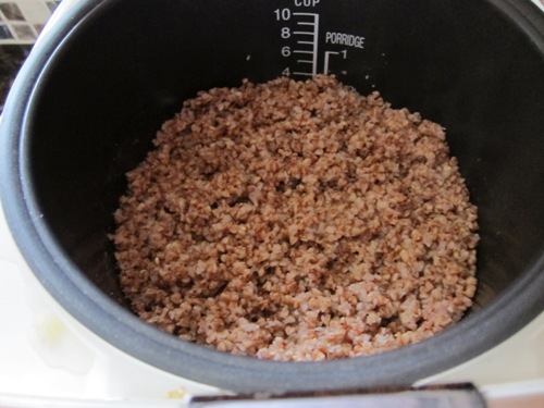 buckwheat kasha grechka in rice cooker