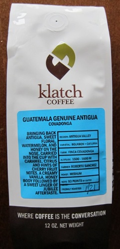 Klatch Coffee – Guatemala Genuine Antigua Covadonga