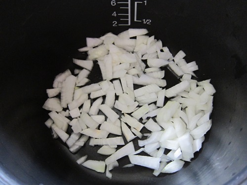 chopped onions