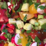 Tomato, Cucumber and Radish Salad - So Crunchy, Tasty and Healthy!