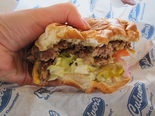 Culver's Butter Burger closeup