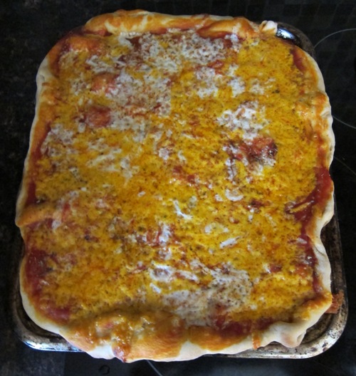 Rectangle And Square Shaped Pizza