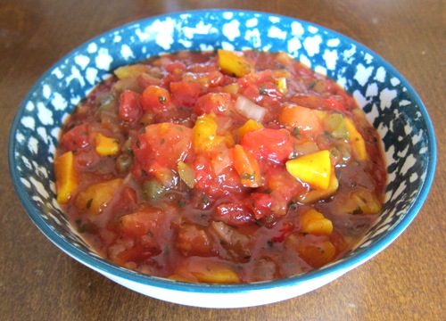 Chachies Mango Peach Salsa From Costco