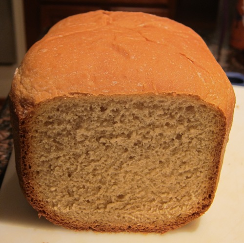 soft white sandwich bread from bread machine