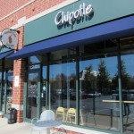 outside chipotle restaurant