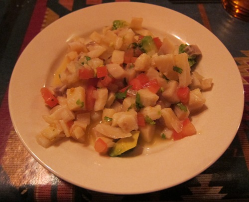 Las Palmas restaurant ceviche