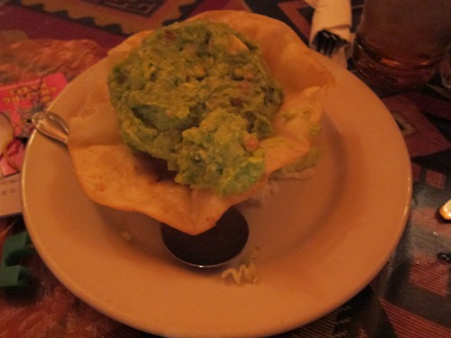 guacamole at las palmas restaurant