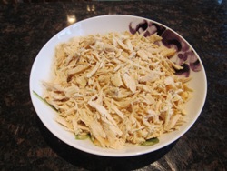 shredded chicken