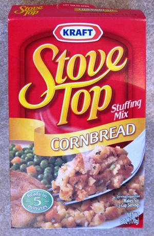 package of cornbread stuffing mix