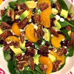 Cranberry Spinach Pecan Salad