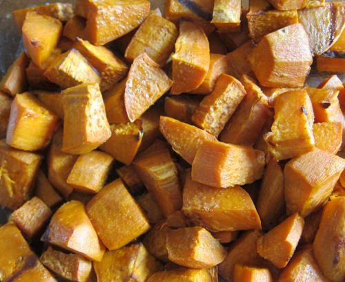 roasted sweet potatoes