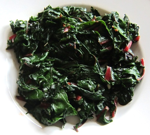 cooked collard greens