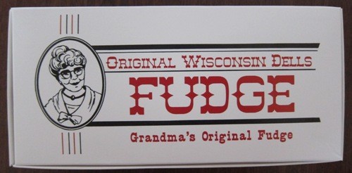 original wisconsin dells fudge in a package