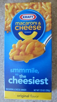 kraft macaroni and cheese dinner in a package
