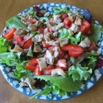 main dish salad with leftover chicken