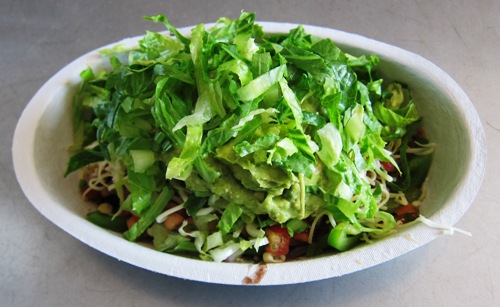 Chipotle veggie bowl picture