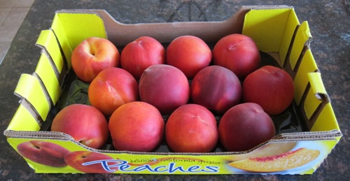 case of costco peaches