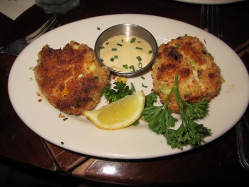 crab cakes from wildfire restaurant