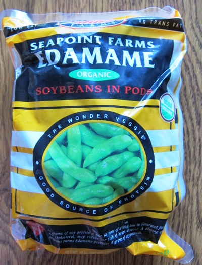 Costco organic frozen edamame package