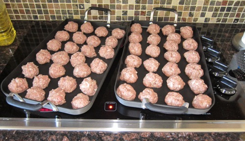 Cooking With Double Griddle Pan Over Two Burners