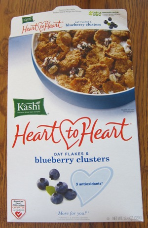 Kashi Heart To Heart Oat Flakes And Blueberry Clusters Cereal