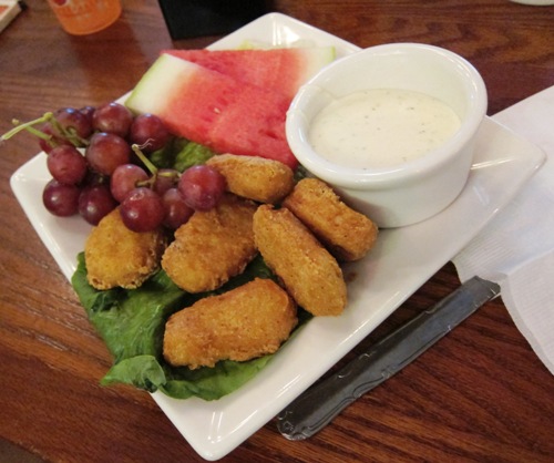 chicken nuggets from Lou Malnati's kids menu