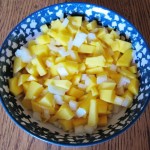 simple mild mango salsa