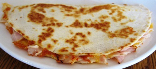 deli turkey quesadillas recipe