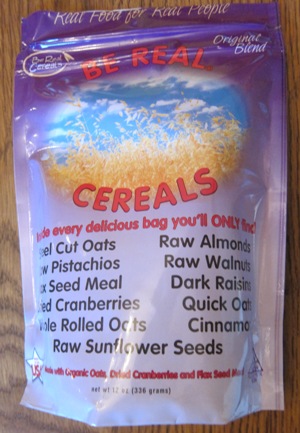 be real cereal package