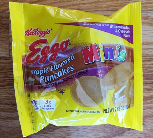microwaweable pouch of eggo mini pancakes from costco