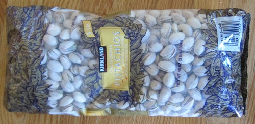 pistachio nuts Costco package