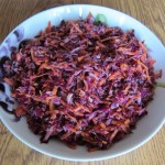 how to make red cabbage slaw
