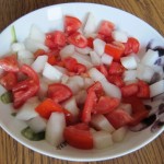 chopped tomato and cucumber salad recipe