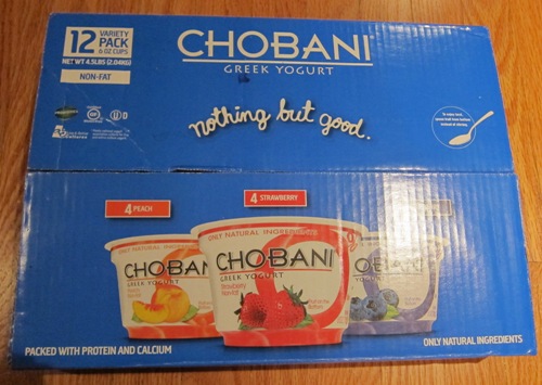 chobani greek yogurt costco package