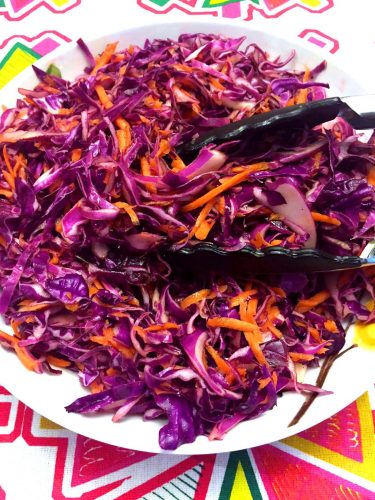 Red Cabbage Cole Slaw