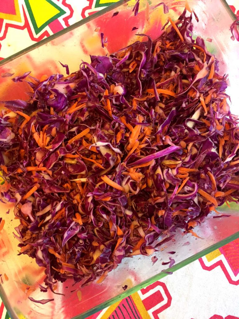 Healthy Red Cabbage Slaw