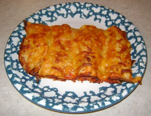Vegetarian Black Bean And Cheese Enchiladas