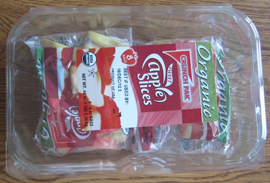 costco package crunch pak organic apple slices