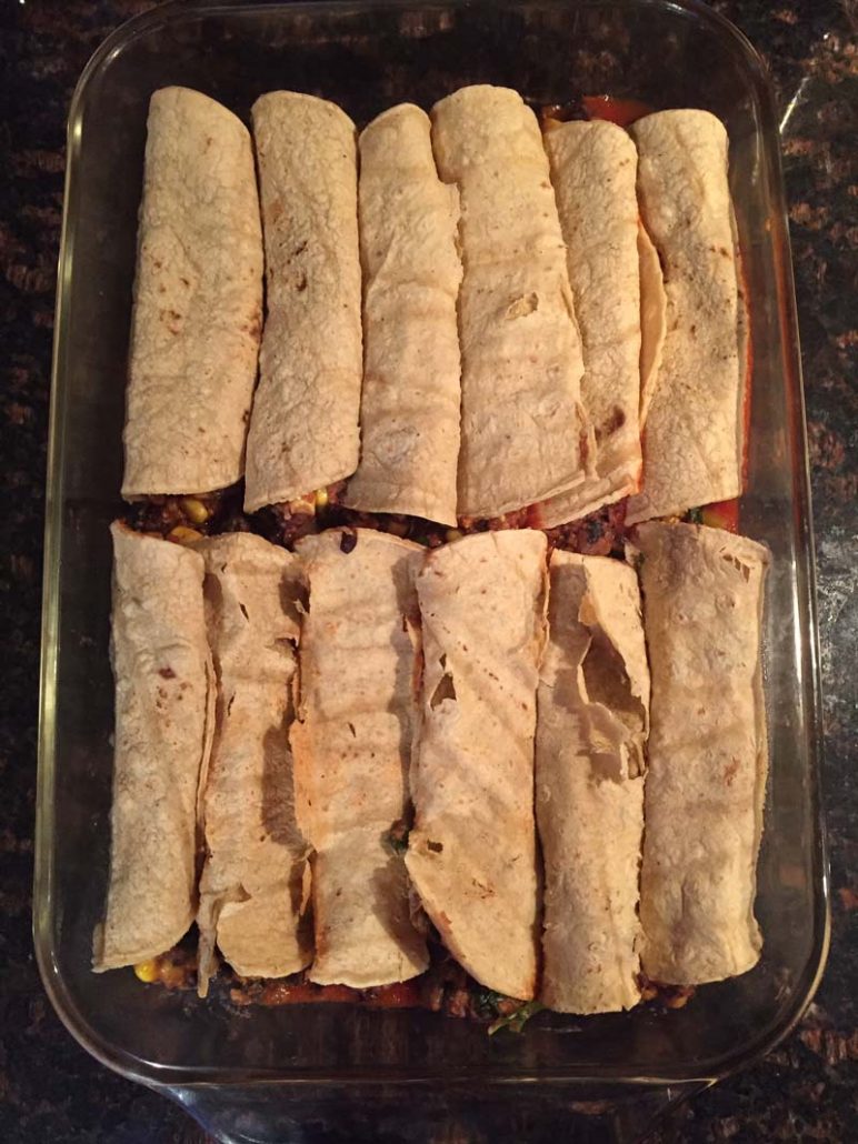 rolled enchiladas