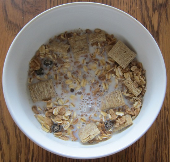 rip's big bowl cereal with milk