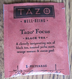 tazo focus black tea teabag