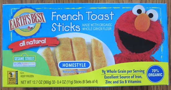 Whole Foods Earth’s Best French Toast Sticks