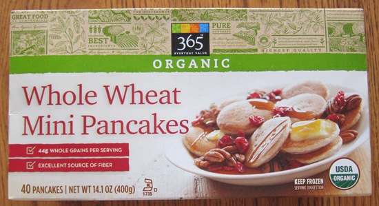 Organic Whole Wheat Mini Pancakes From Whole Foods