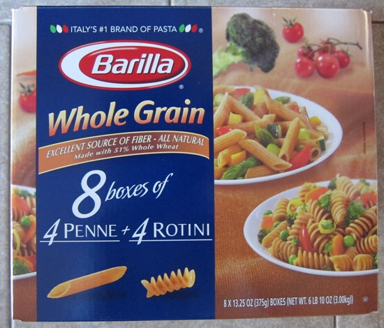 whole grain pasta barilla costco package