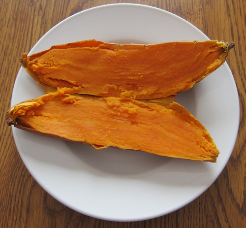 microwave sweet potato