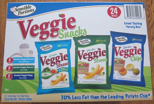 veggie snacks chips costco package