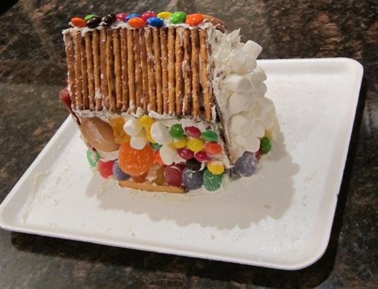 how to make a gingerbread house from milk carton