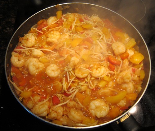 shrimp recipe with tomatoes and peppers