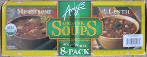 amy's organic soups costco package